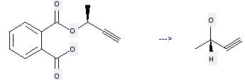 (S)-(-)-3-Butyn-2-ol can be prepared by (S)-3-butyn-2-ol hydrogen phthalate at the ambient temperature